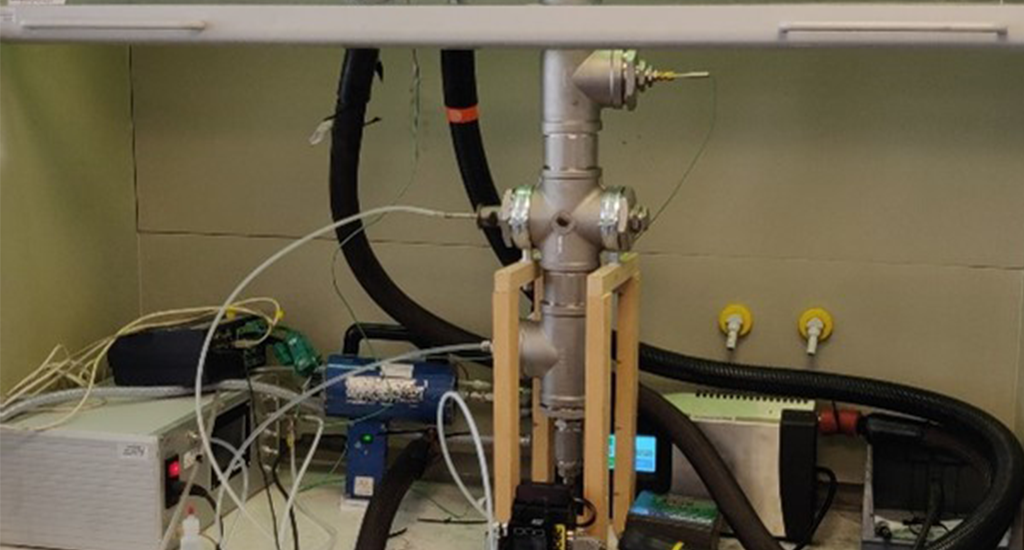 Alfa Lavals ammoniakforbrændingseksperiment i FORCE Technologys Lab