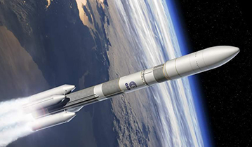 Rumteknologi - space. Ariane 6. Raketdyse.