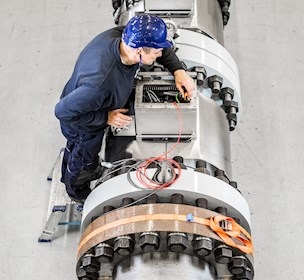 Re-calibration of gas meters at the high-pressure facility in Vejen, Denmark