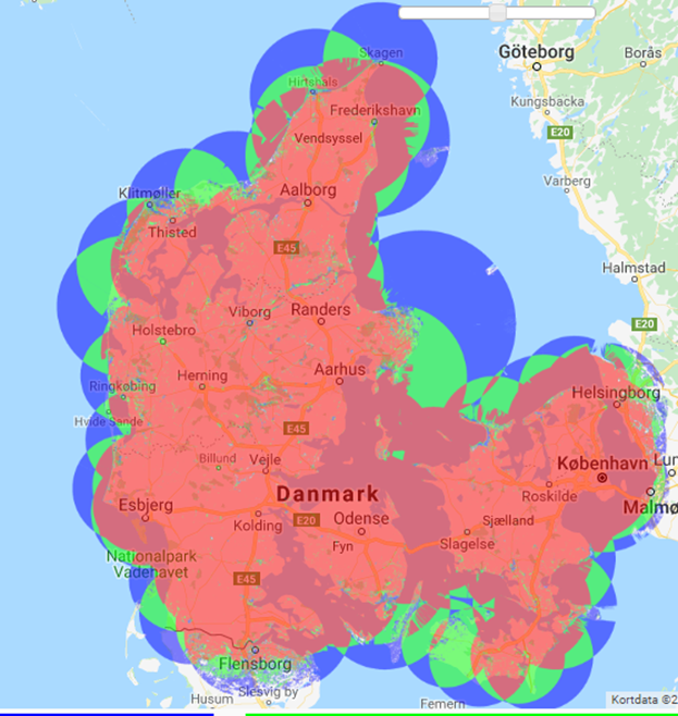 Denmark, Map of Denmark