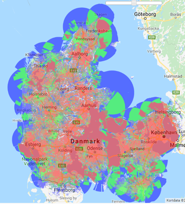 Map of Denmark, Denmark