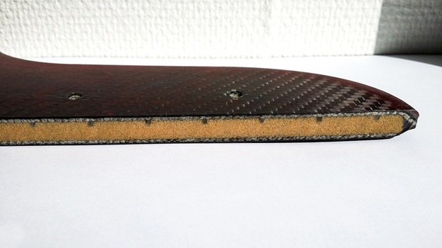 Longboard composites layers fibres