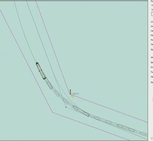 Brisbane corner approach channel