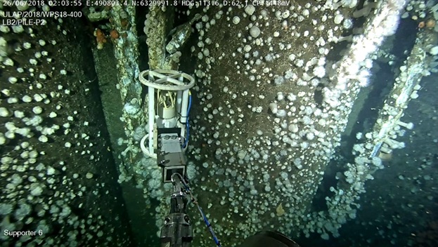 Local measurement with one sensor on strucure - anode