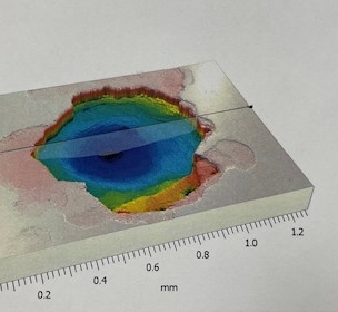 figur 3 - 3D mikroskopisk billede