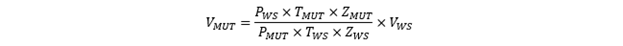 Usage of the condition of the gas law in equation 3