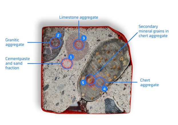 Concrete sample