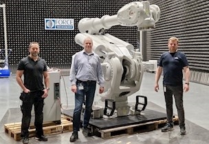 ABB and FORCE Technology ensure EMC compliance for ABB's largest robot, enabling market launch.