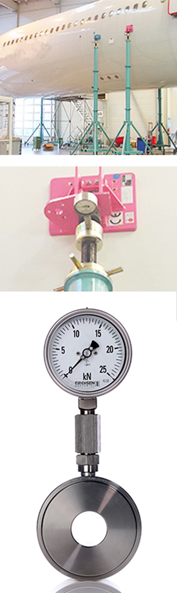 Hydraulic force gauges for aircraft and aviation from Ametek