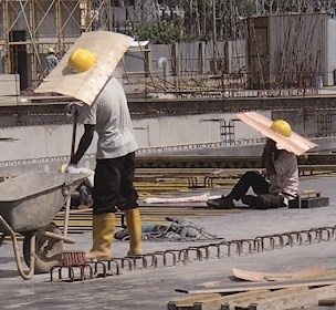 Bygningsarbejdere i Bangladesh