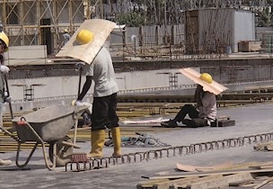 Bygningsarbejdere i Bangladesh
