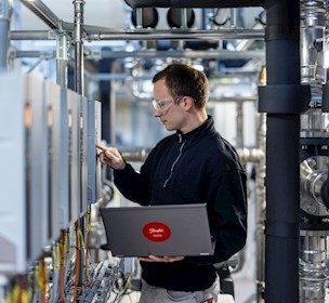 Man with computer