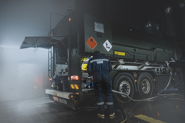 Defence fuel truck