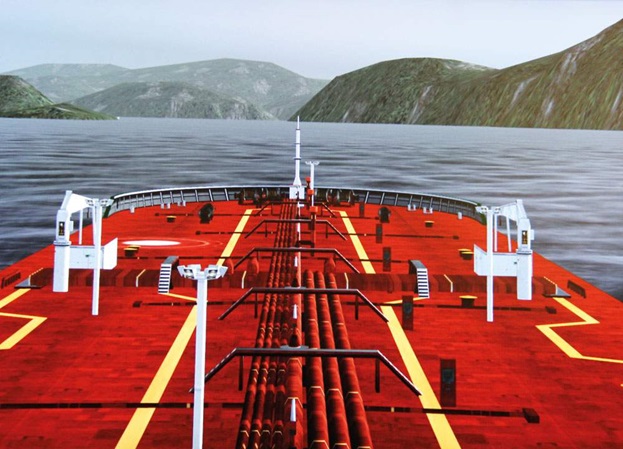 simulated sailing of tankers 3