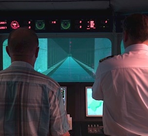 Stad ship tunnel, simulation, FORCE Technology, , Norweigan Coastal administration, 