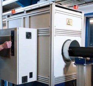 The TwinEye X-ray measuring in-line at LOGSTOR.