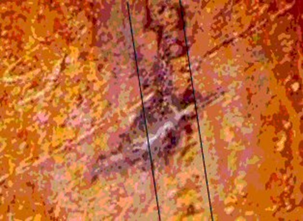 Picture of stress corrosion crack.