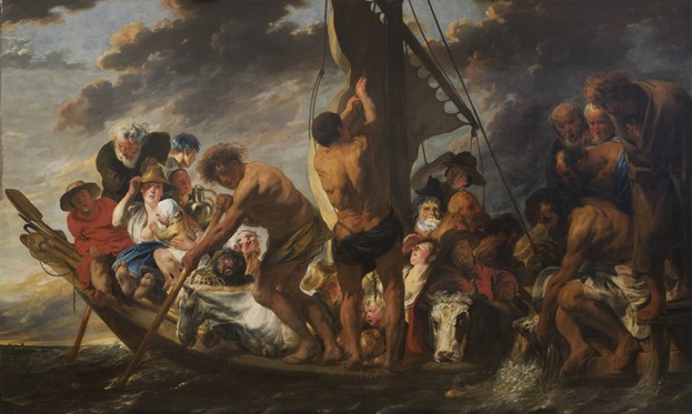 Færgebåden til Antwerpen, Jacob Jordaens