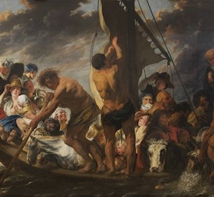 Færgebåden til Antwerpen, Jacob Jordaens