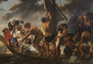 Færgebåden til Antwerpen, Jacob Jordaens