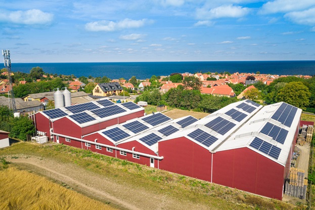 Svaneke Bryghus solcelleanlæg.