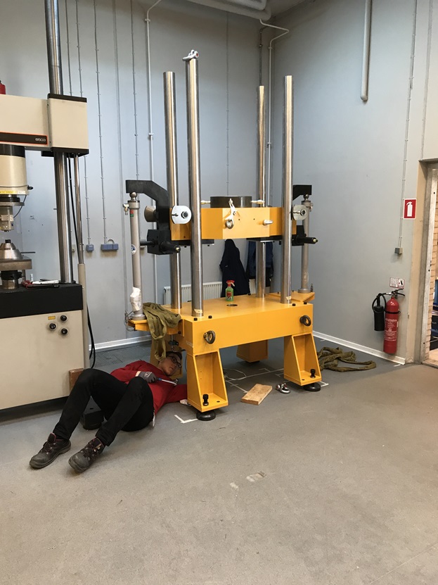 Denmark's largest force and pressure calibration machine at FORCE Technology