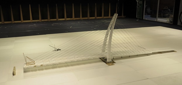 Thu Thiem 2 Bridge model 1:100 scale