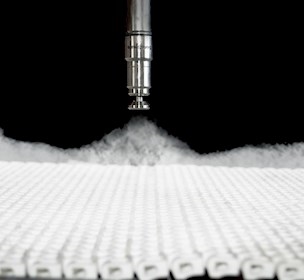 SonoSteam - use of ultrasound and steam for food disinfection