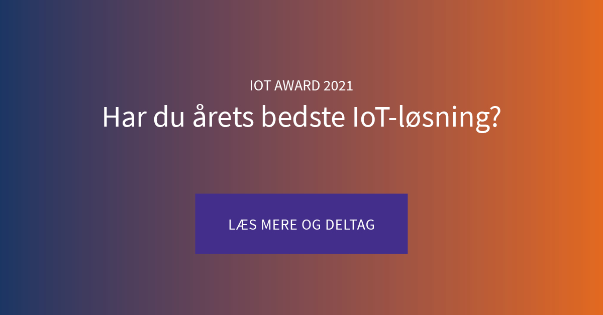 Årets bedste IoT-løsning banner