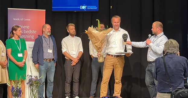 Thomas Munch-Larsen, CEO hos Aguardio - vinder af prisen som årets bedste IoT-løsning