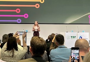 Digitaliseringsminister Marie Bjerre- TEF- projekter- launchen hos DI