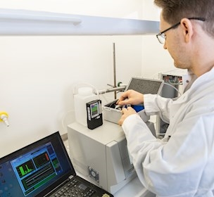 Laboratorie til kalibrering af partikelsensorer i FORCE Technology