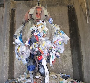 Interdisciplinary development project behind waste incineration simulator