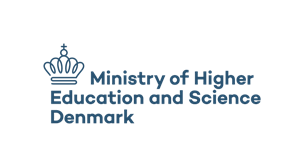 Ministry of higher education and science Denmark logo