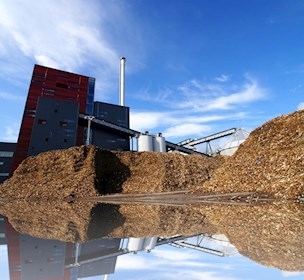 biomass fuelled production of heat