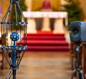 Testing equipment in church