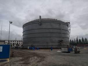 Construction of a FORCE Technology designed heat storage tank in Liaoyuan, China