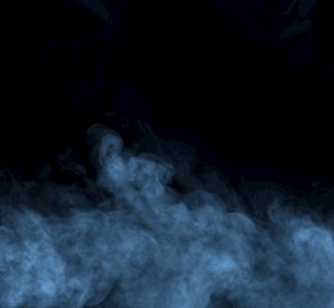 Smoke on a black background