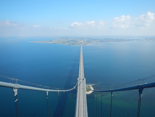 Drone inspection of bridge