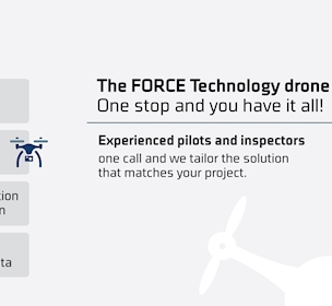 The FORCE Technology drone solution - Erfarne piloter og inspektører