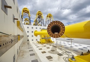 Fatigue test of offshore foundation node at Lindø Component and Structure Testing A/S