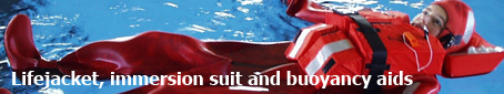 Lifejacket immersion suit and buoyancy aids