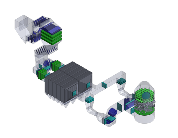 SCR esp and fgd tower for coal fired power plant