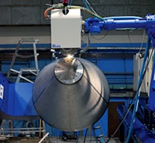 Raketdysen lasersvejses i vores laboratorie- og produktionsfaciliteter.